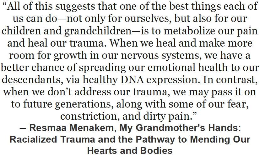 Grandmother's hands holding another's hands