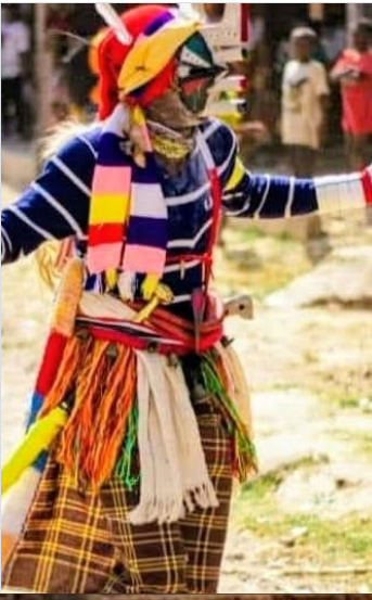 Ogba Ẹgbẹ masquerade ceremonial form for the Level 3 masquerade path